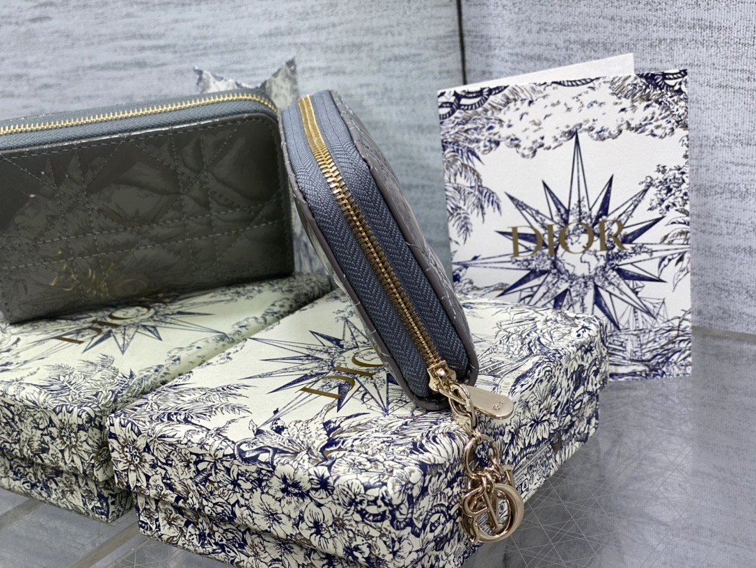 Lady Dior Voyageur Small Coin Purse CARD HOLDER