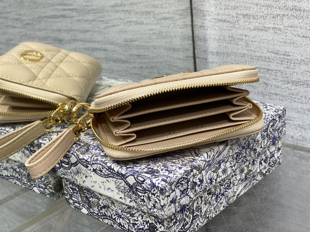 Lady Dior Voyageur Small Coin Purse CARD HOLDER