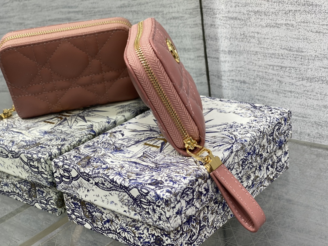 Lady Dior Voyageur Small Coin Purse CARD HOLDER