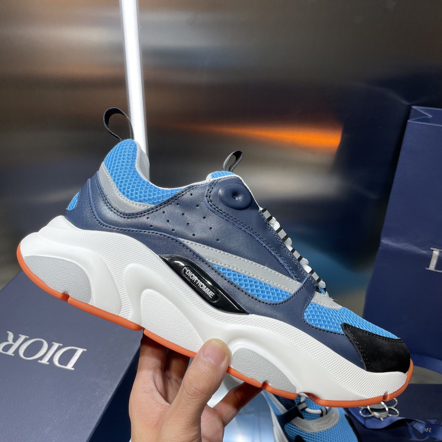 UA Dior B22 blue Sneaker