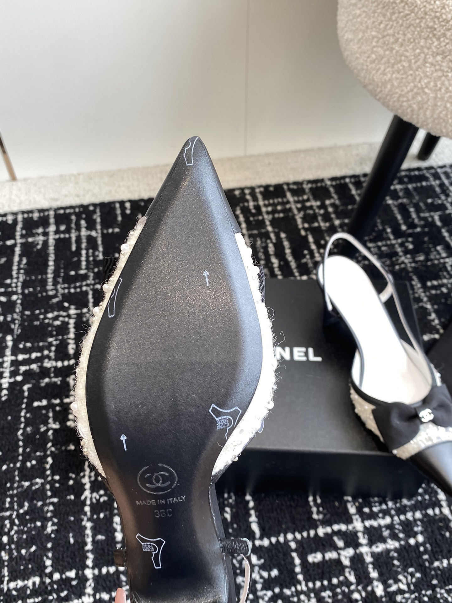 UA CHANEL SLINGBACKS