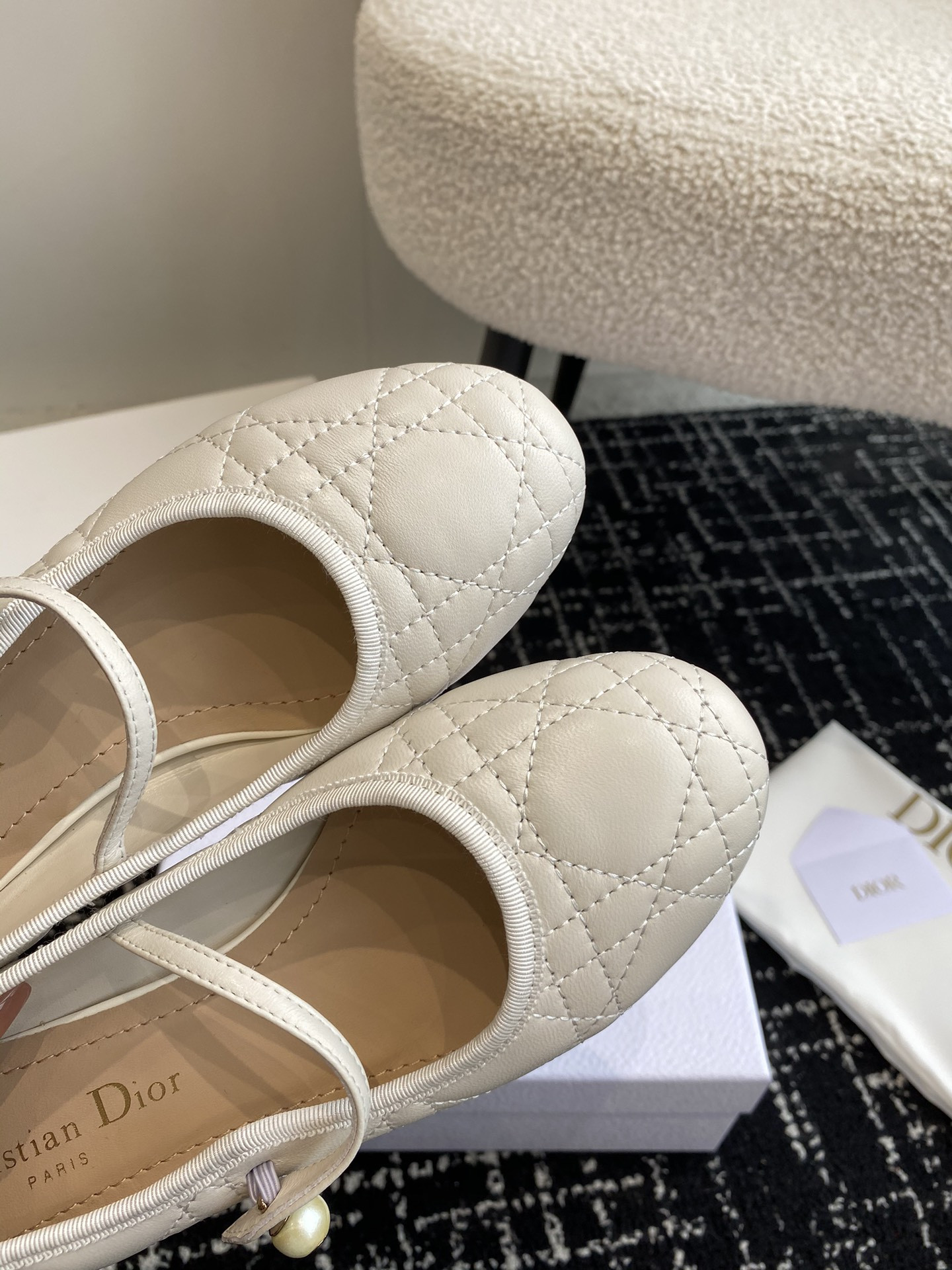 UA Dior Ballet Pump White