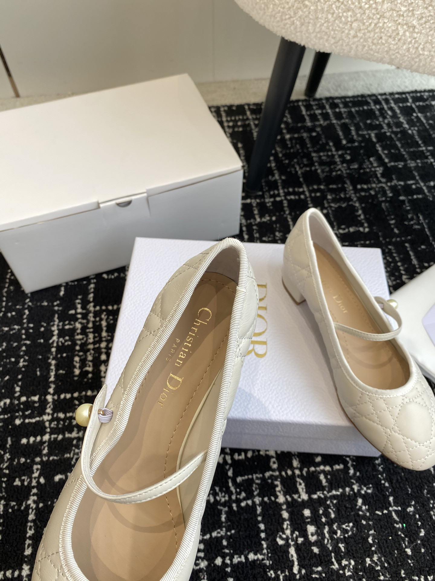 UA Dior Ballet Pump White