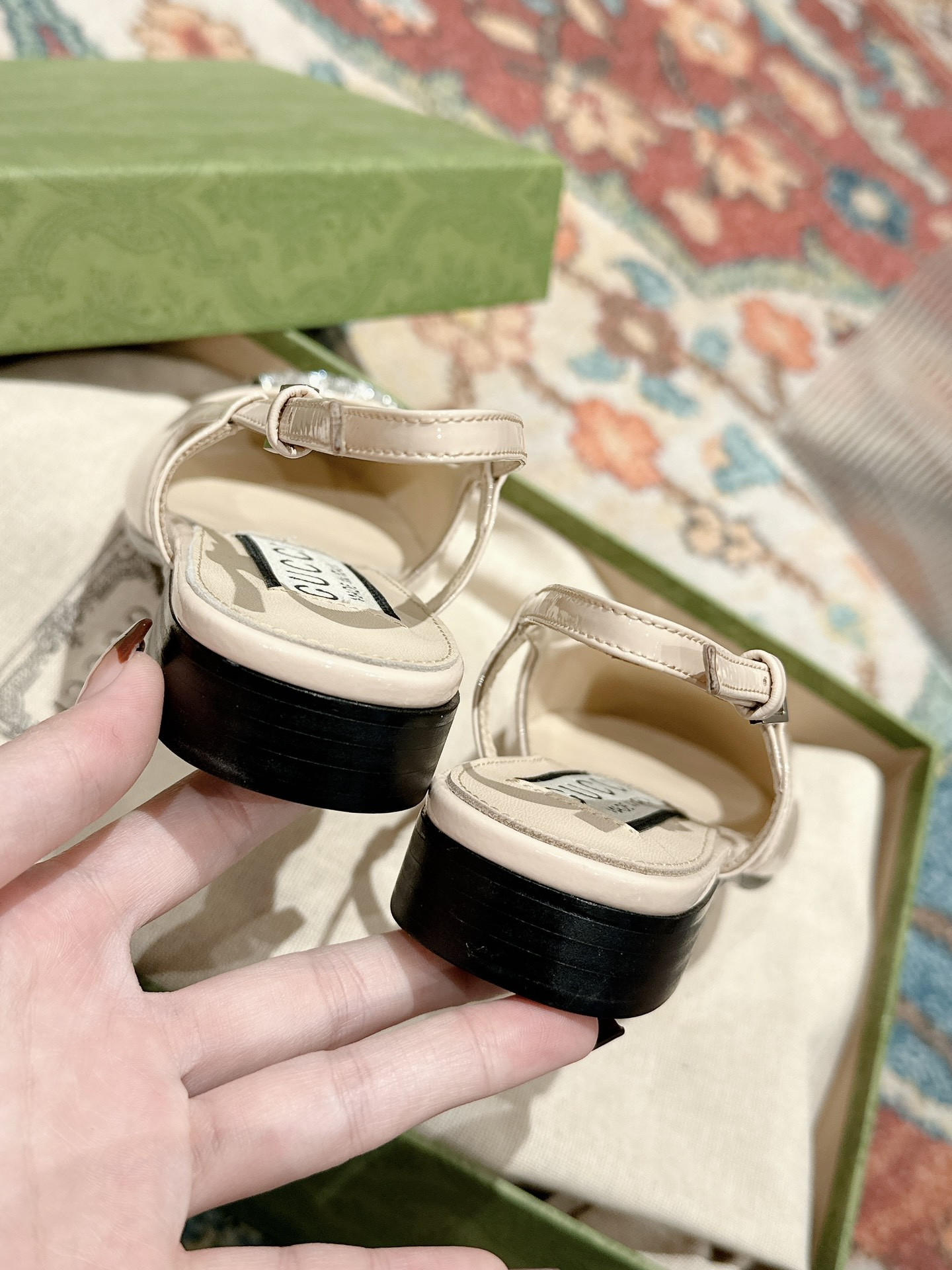 UA GUCCI BALLERINA WITH DOUBLE G