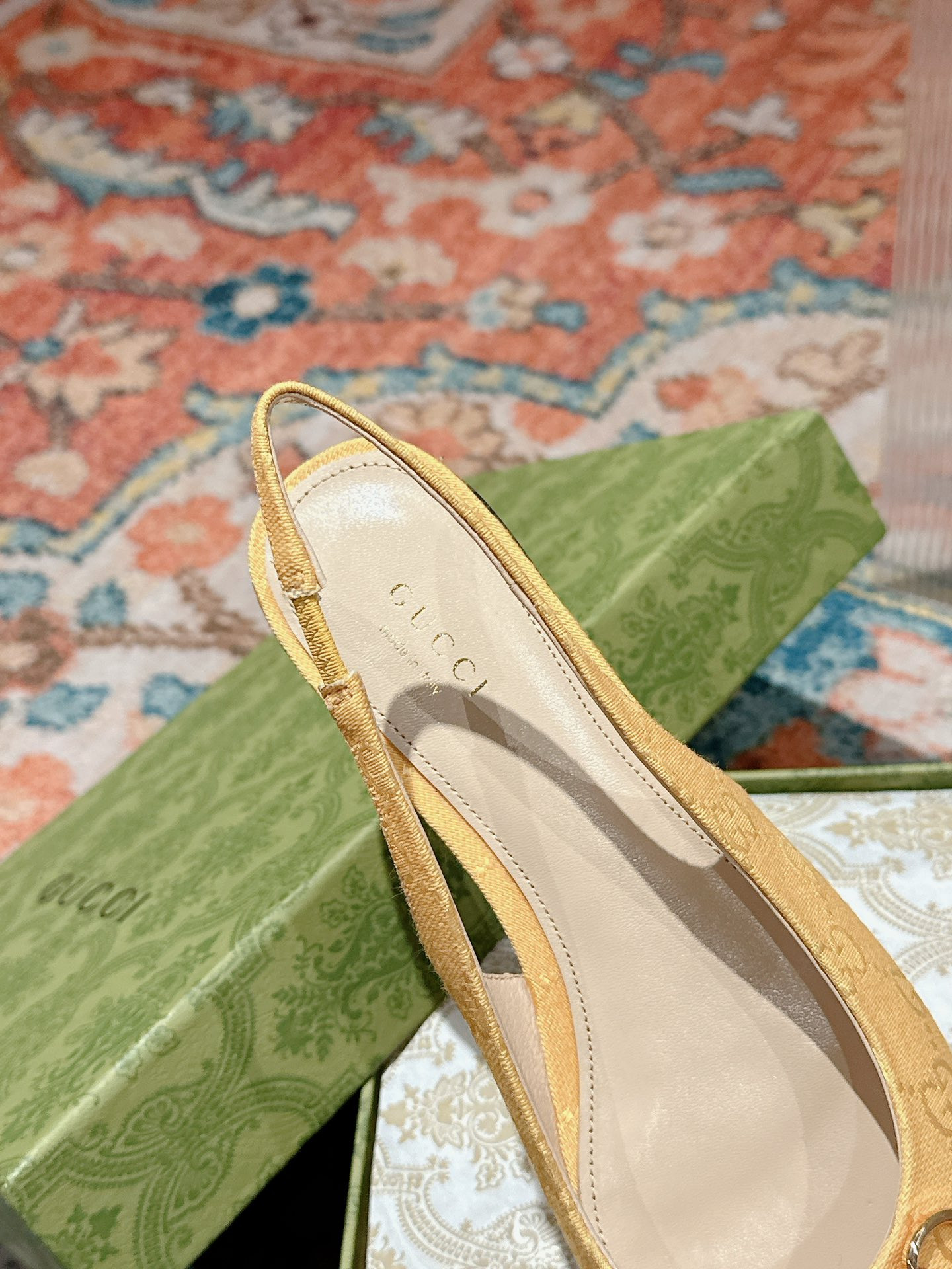 UA GUCCI HORSEBIT SLINGBACK FLAT