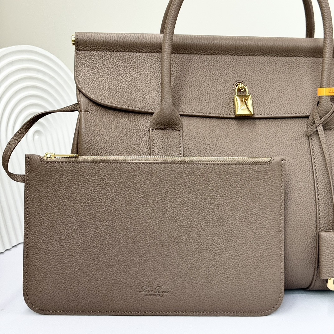 Loro Piana Loom Bag L32 Grained Calfskin 33 x 23 x 18 cm