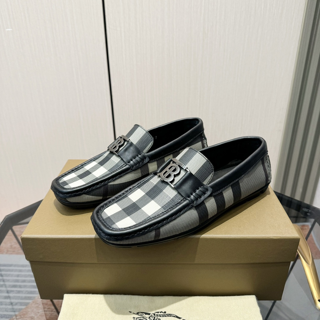 UA Burberry Check Loafers