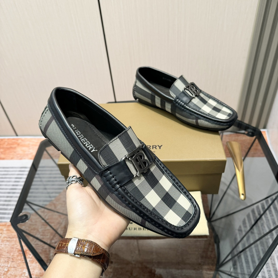UA Burberry Check Loafers