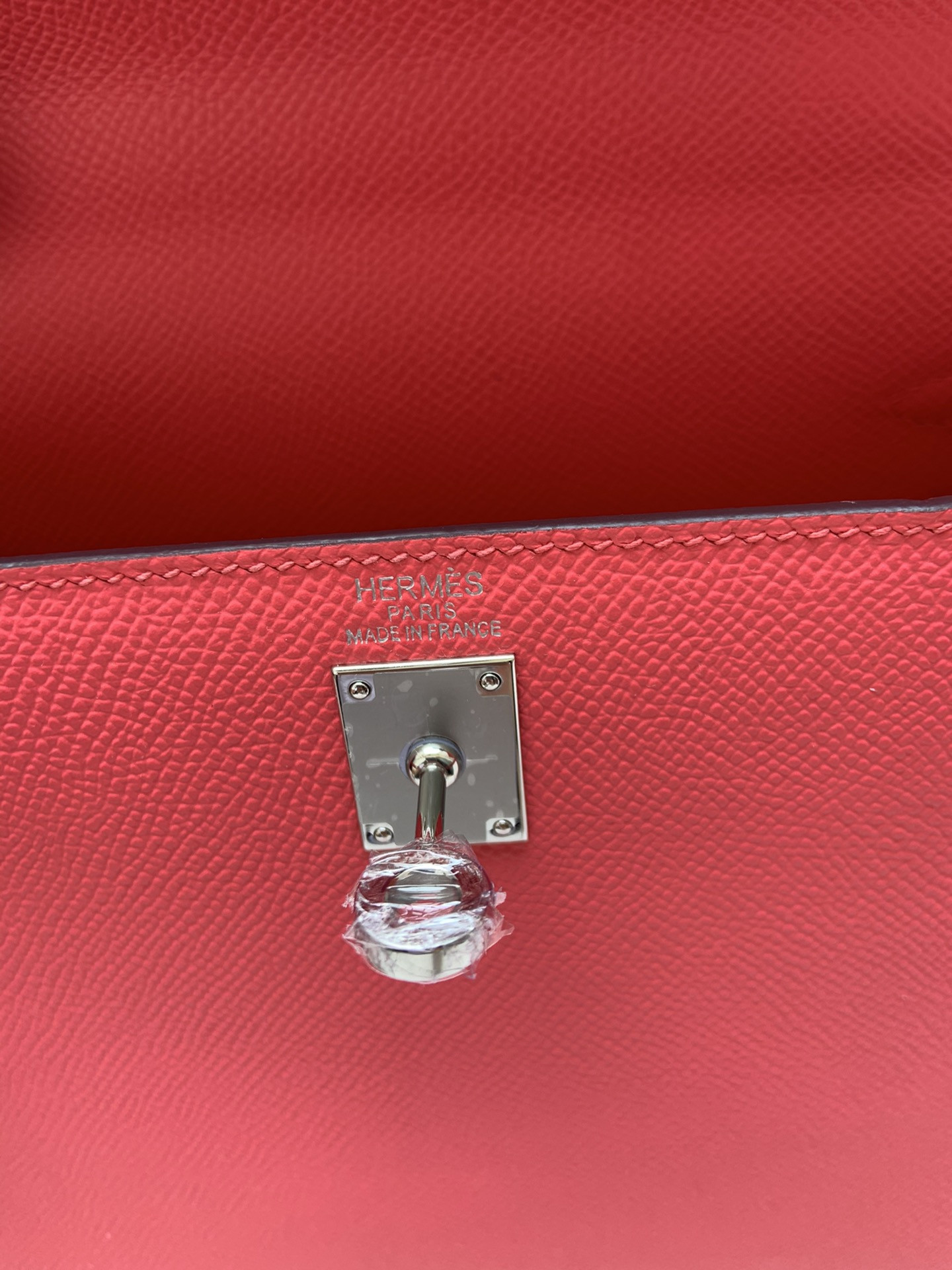 HERMÈS Kelly Silver-tone Hardware 25 28