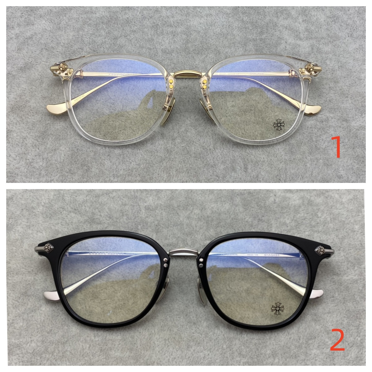 Chrome Hearts Glasses BKGP 49-22-145