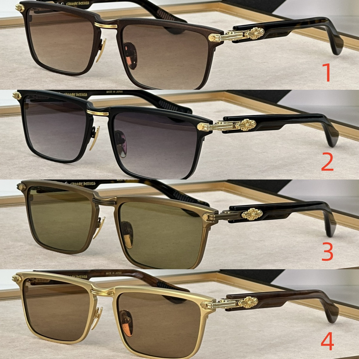 Chrome Hearts Glasses ss24 56-18-146