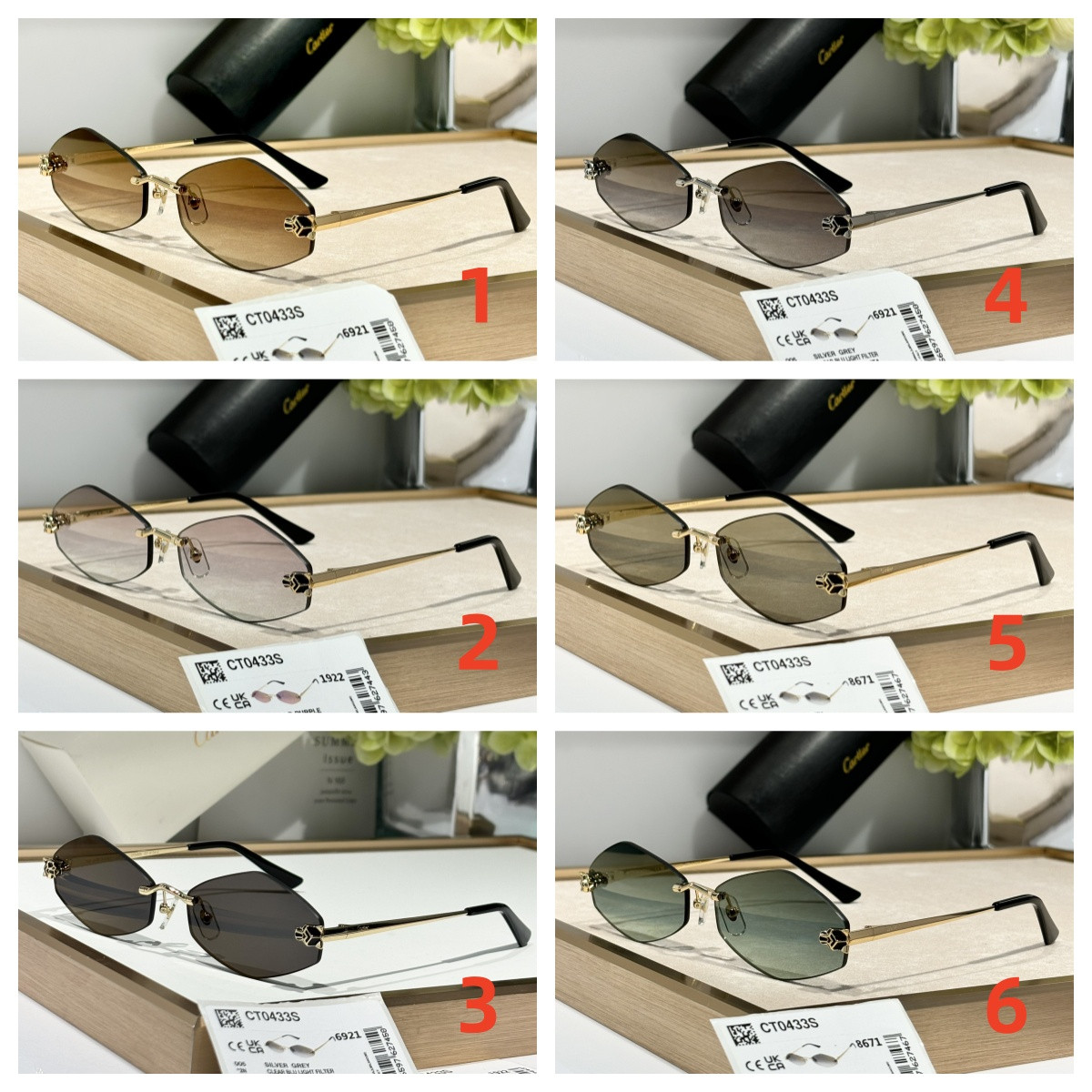 Cartier Glasses CT0433S 55-22-140