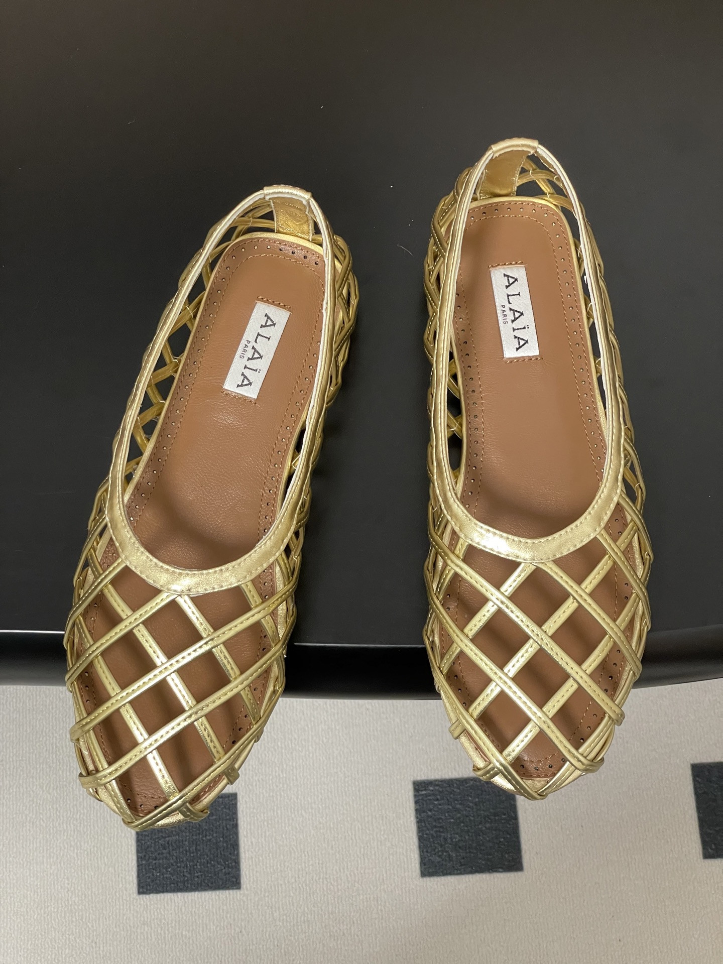 UA Alaïa CAGE BALLET FLATS(Customized Size 7-10 days production time)