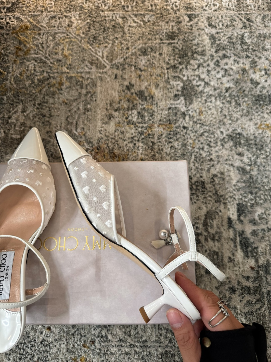 UA Jimmy Choo Aren Slingbacks 4.5cm