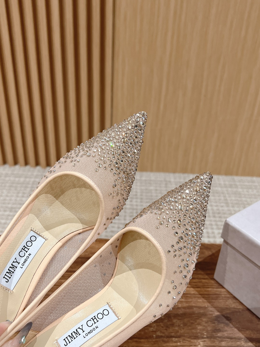 UA Jimmy Choo Pointed Pumps 6.5cm
