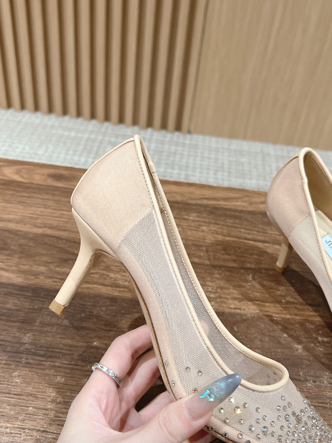 UA Jimmy Choo Pointed Pumps 6.5cm