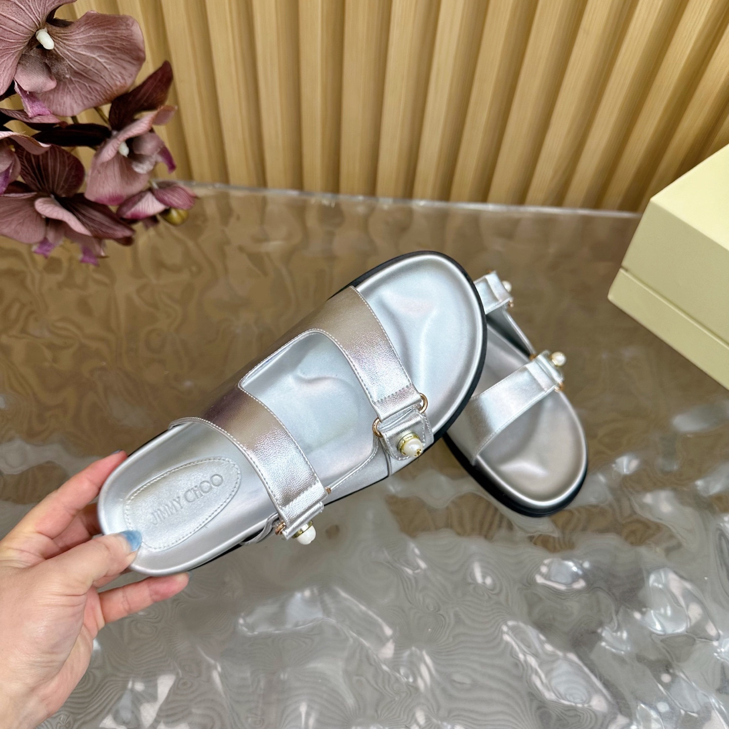 UA Jimmy Choo Slides